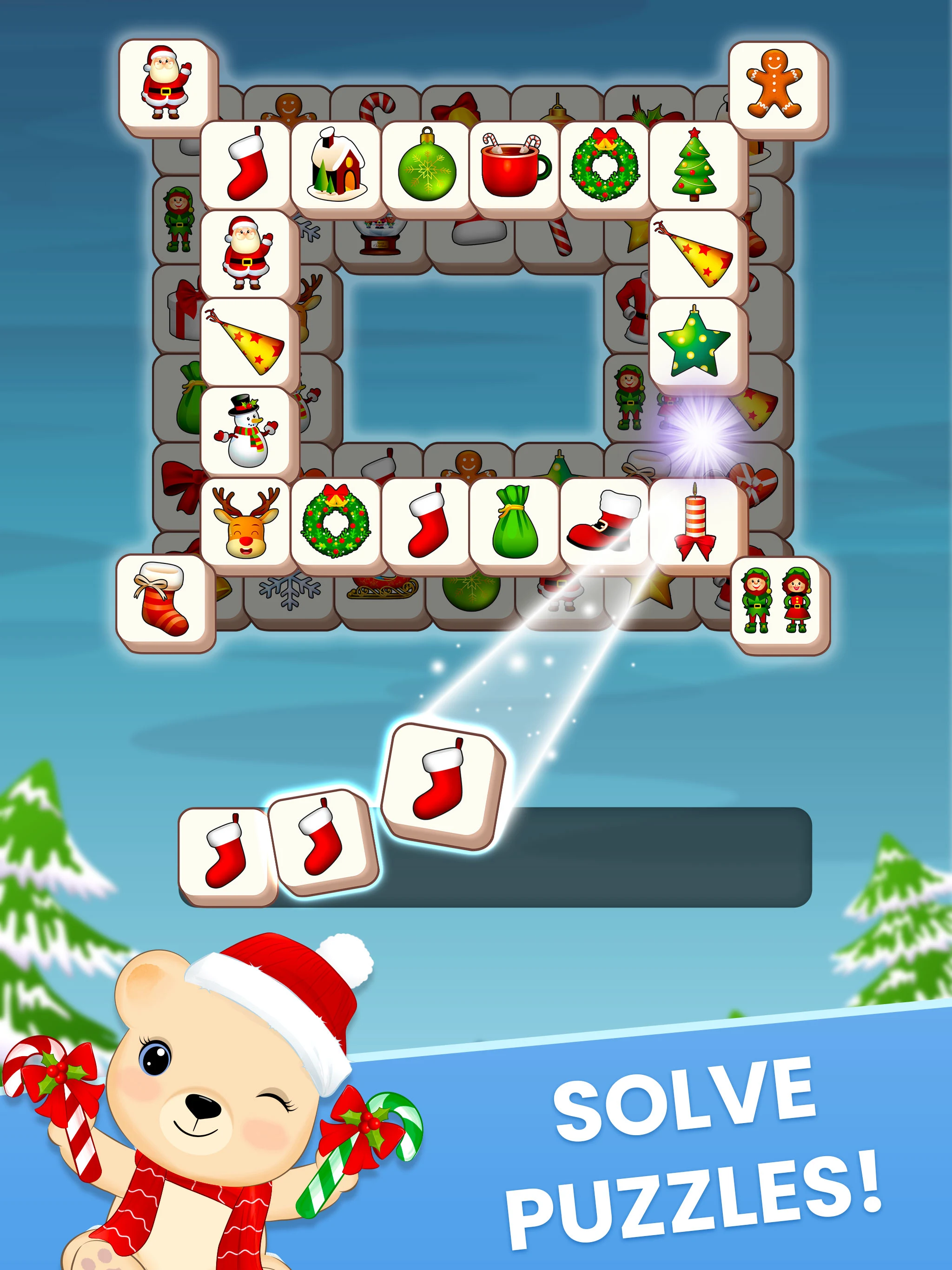 Christmas Tile Match 3 Games screenshot