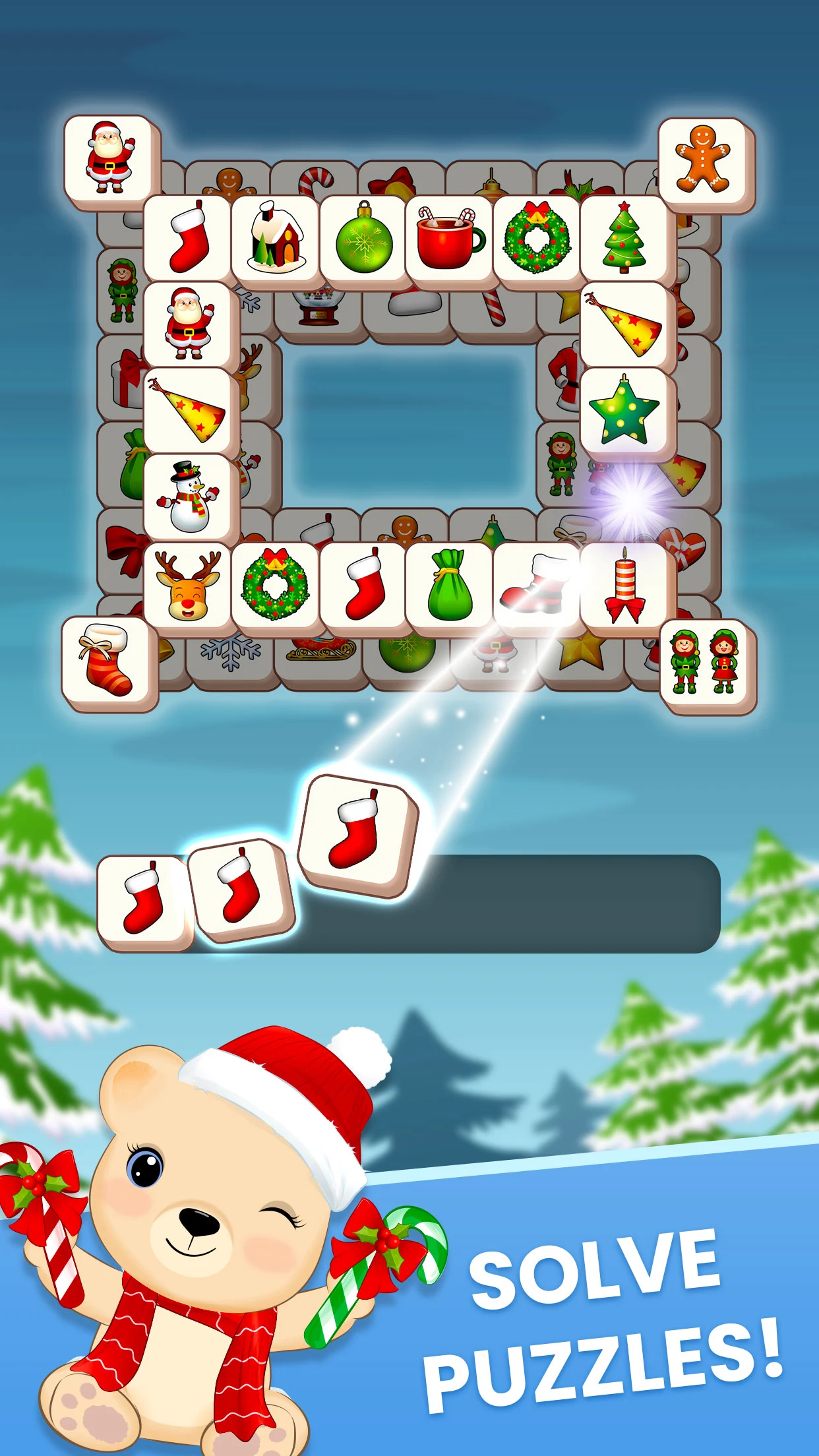 Christmas Tile Match 3 Games screenshot